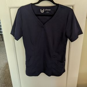 Navy Urbane scrub top
